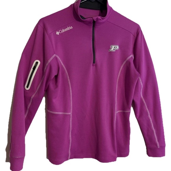 Purdue Columbia Golf Womens Pullover Omni Wick Shotgun 1/4 Zip - Picture 1 of 6